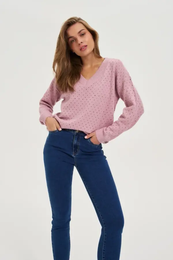 Marisse Marisse WOMEN'S SWEATER Z-SW-4800 L.PINK