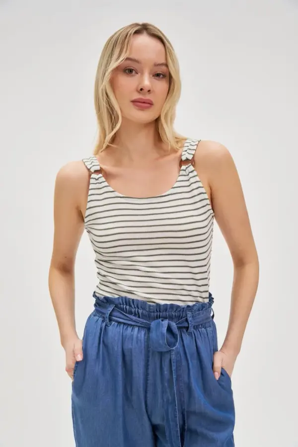 Marisse Marisse Women's T-Shirt L-Ts-4678 Olive