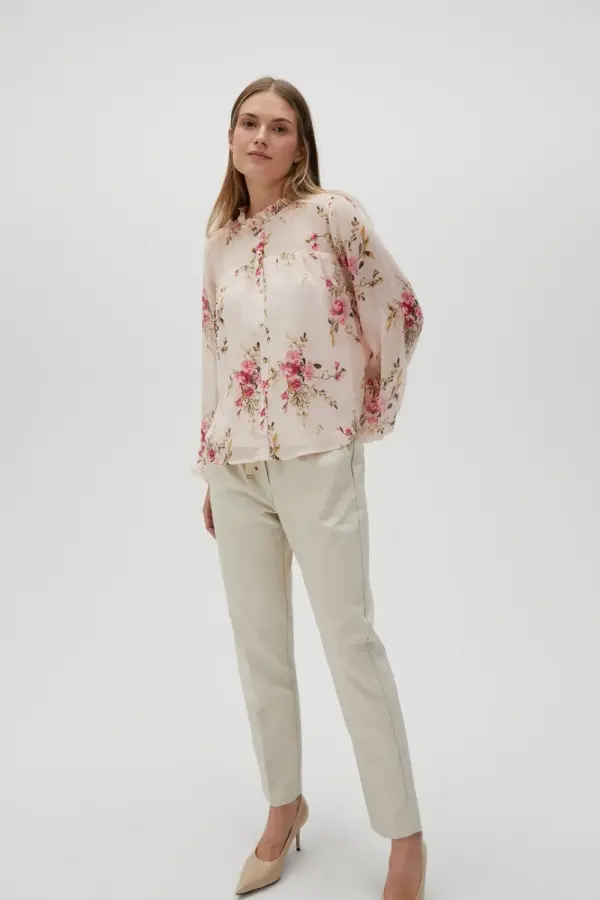 Marisse Marisse Women's Trousers L-Sp-4614 L.Beige