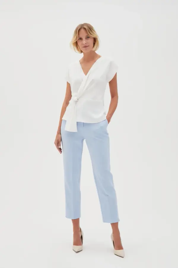 Marisse Marisse Women's Trousers L-Sp-4617 L.Blue
