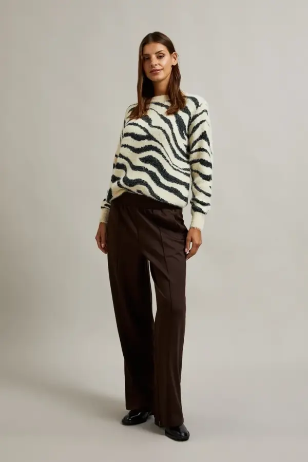 Marisse Marisse Women's Trousers Z-Sp-4509 Brown