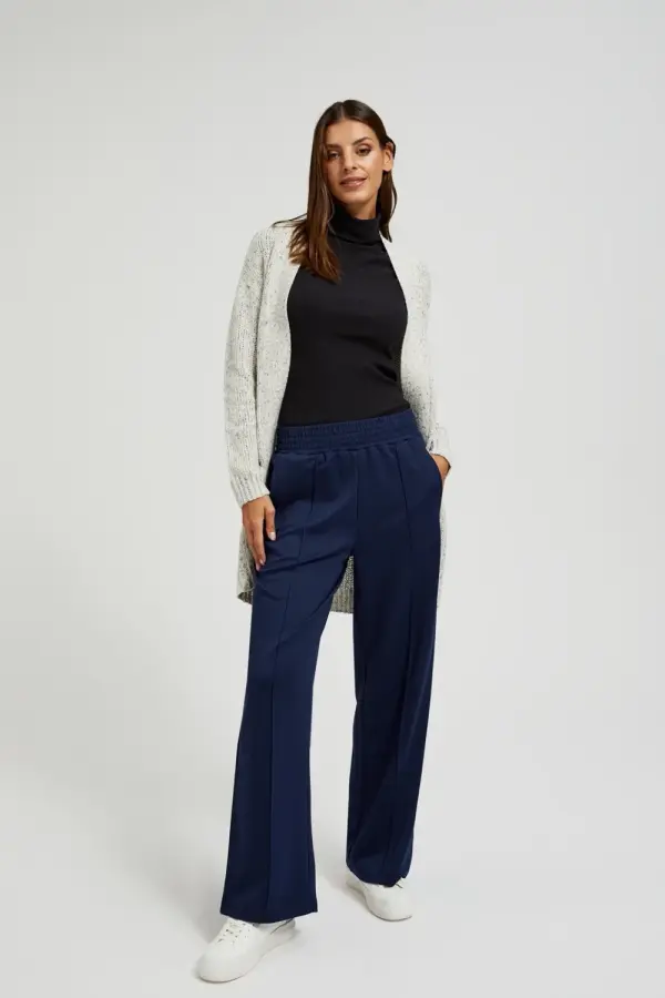 Marisse Marisse Women's Trousers Z-Sp-4509 Navy