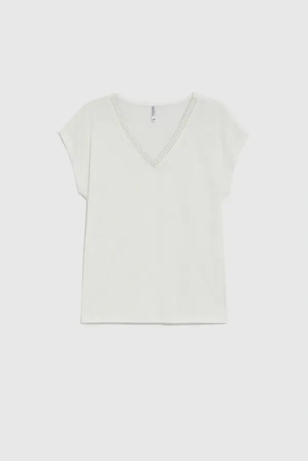 Marisse Marisse ženska majica kratkih rukava boje Off White
