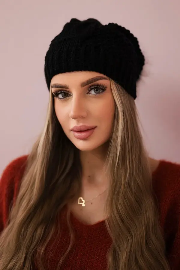 Kesi marka niezdefiniowana Cap with fleece Sandra K210 black