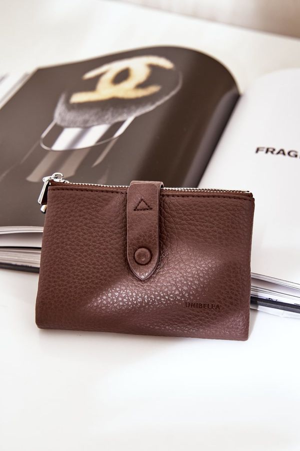 marka niezdefiniowana marka niezdefiniowana Eco Leather Wallet Women Chocolate Bronica