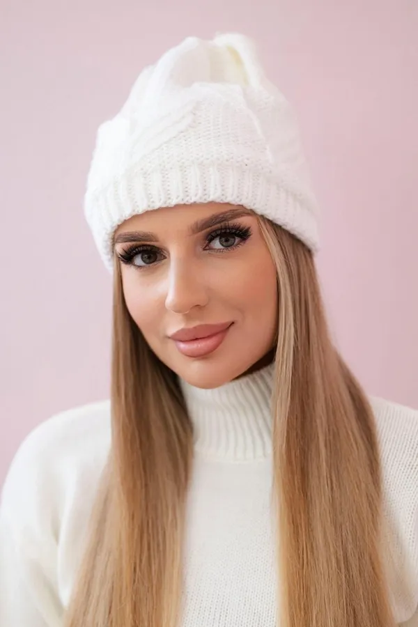 marka niezdefiniowana marka niezdefiniowana Women's cap Majka K376 white