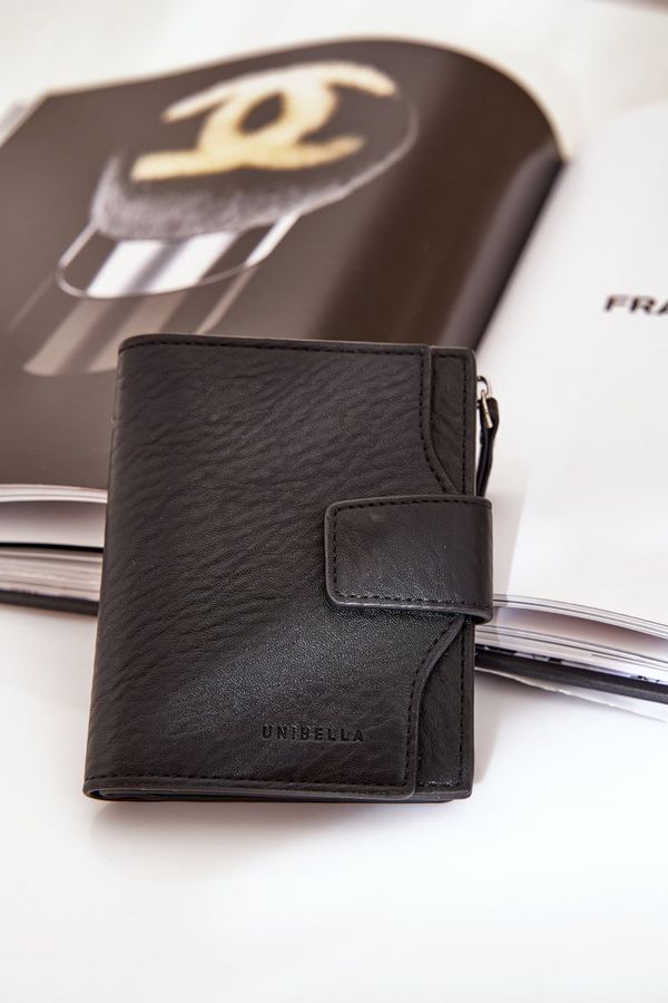 marka niezdefiniowana marka niezdefiniowana Women's Eco Leather Wallet Black Jezorea