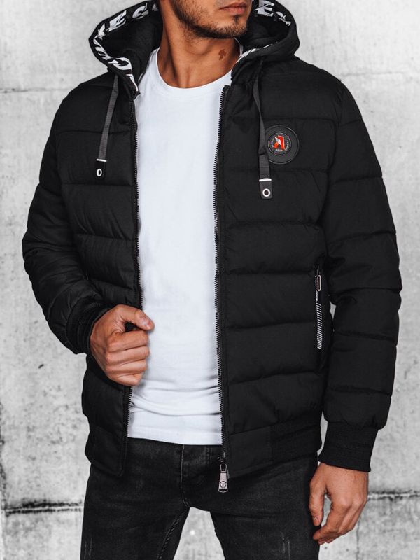 DStreet Men's Black Dstreet Bomber Jacket