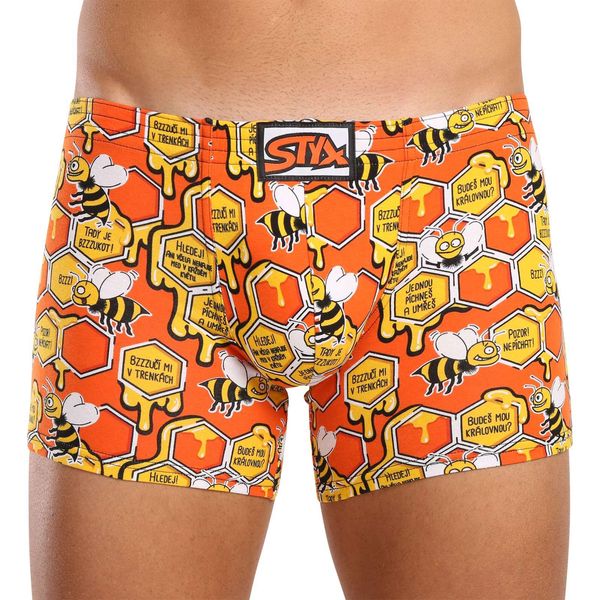STYX Men's Boxer Shorts Styx Long Art Classic Rubber Bees