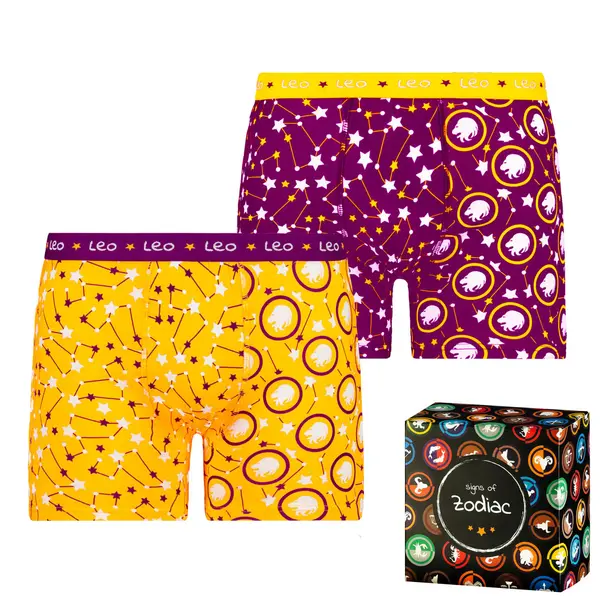 Frogies Men's boxers Frogies Zodiac Lav 2P Gift box