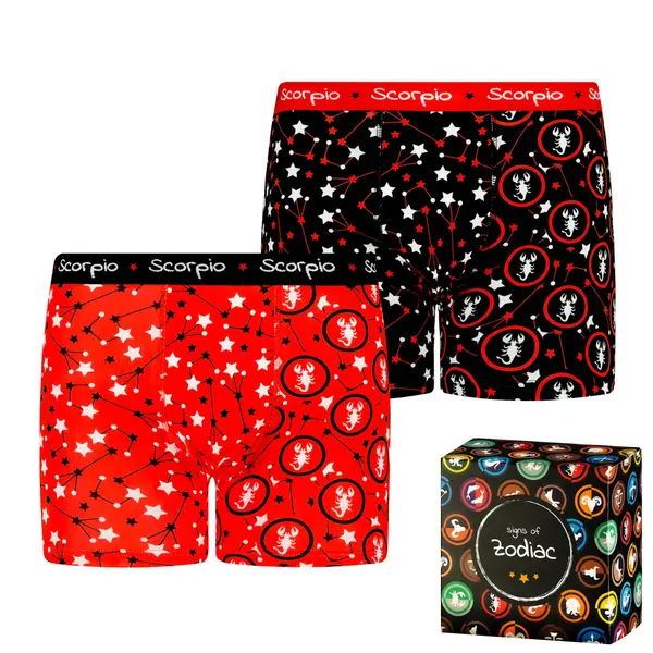 Frogies Men's boxers Frogies Zodiac Škorpion 2P Gift box
