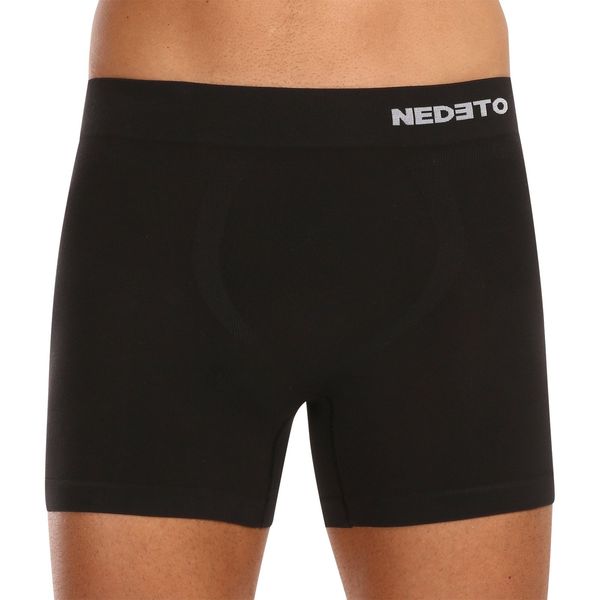 Nedeto Men's boxers Nedeto seamless bamboo black
