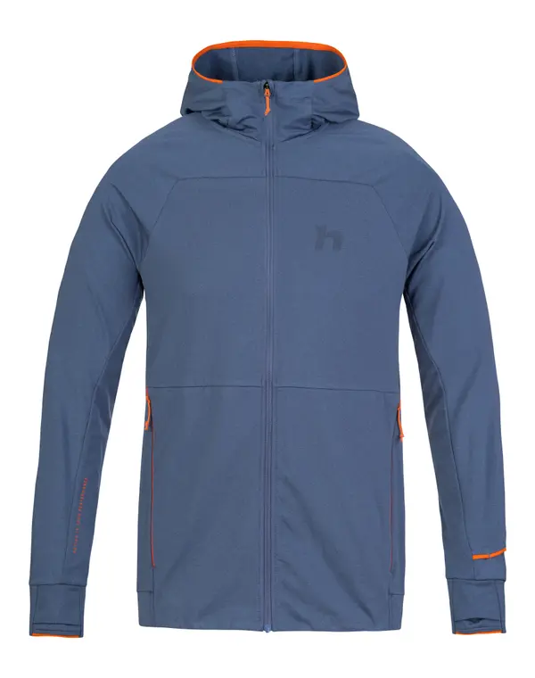 HANNAH Men's functional sweatshirt Hannah ETHAN HOODY bering sea mel