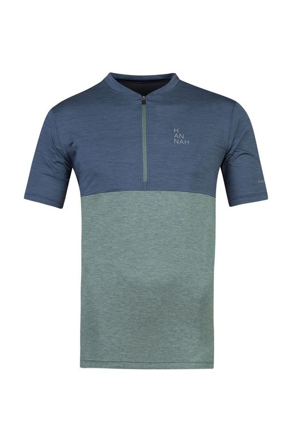 HANNAH Men's functional T-shirt Hannah SANVI india ink mel/dark forest mel