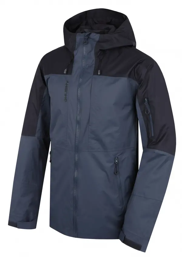 HUSKY Men's hardshell jacket Nickin M anthracite/black