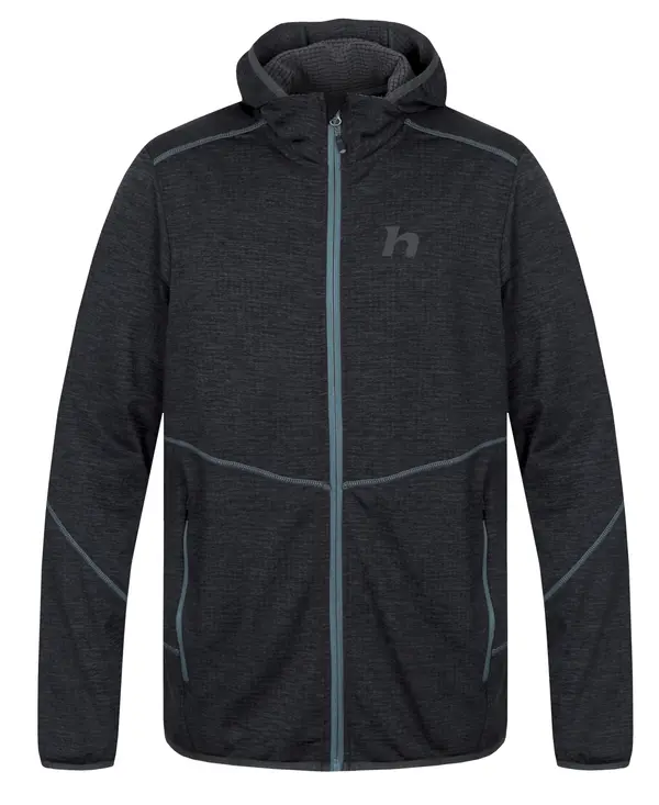 HANNAH Men's hoodie Hannah DAMAR HOODY dark gray mel