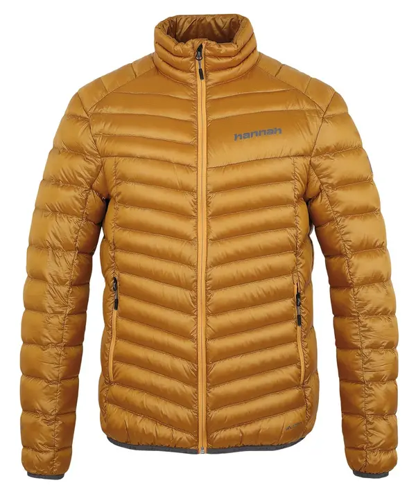 HANNAH Men's Insulated Down Jacket Hannah ADRIUS golden yellow stripe