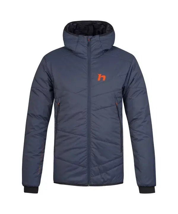 HANNAH Men's insulated jacket with hood Hannah GABBER HOODY stratified sea