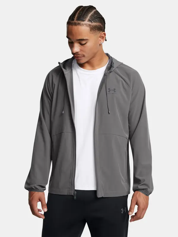 Under Armour Men's jacket Under Armour UA Stretch Wvn WindbreakerEU-GRY - Men's