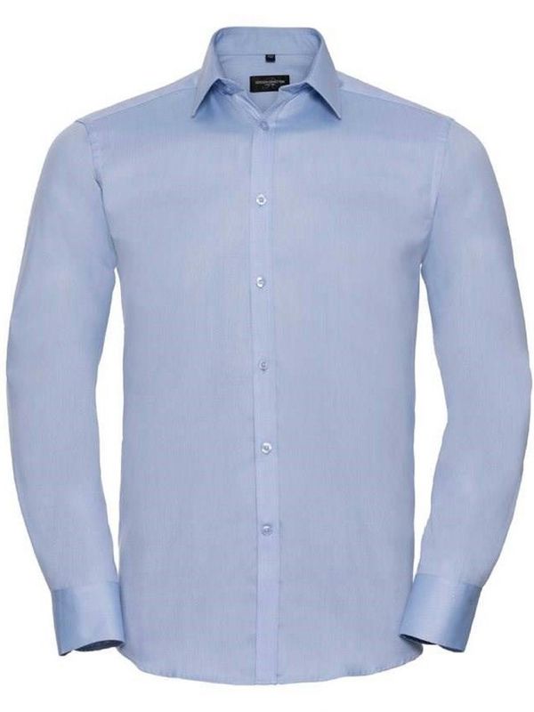 Russell Athletic Men's Long Sleeve Herringbone Shirt Russell