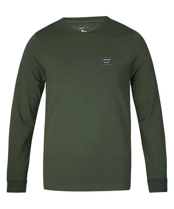 HANNAH Men's long-sleeved T-shirt Hannah KIRK II kombu green