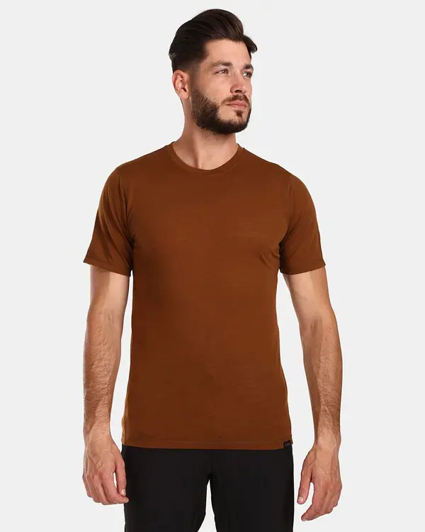 Kilpi Men's Merino Wool T-Shirt Kilpi SLOPER-M Brown