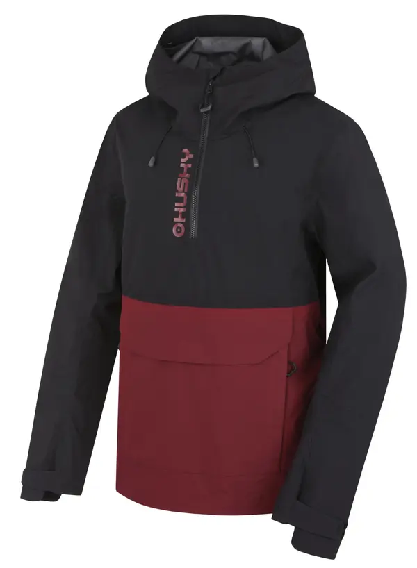 HUSKY Men's outdoor jacket HUSKY Nabbi M black/burgundy