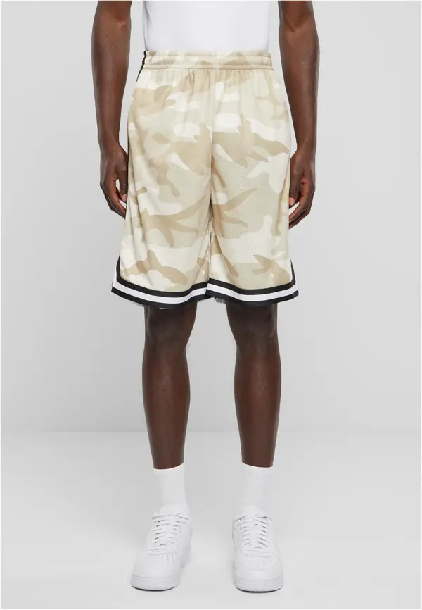 Urban Classics Men's Oversized Mesh Shorts AOP - Camouflage
