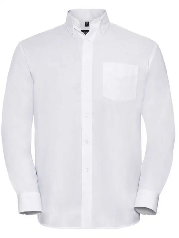 RUSSELL Men's Oxford Russell Long Sleeve Shirt