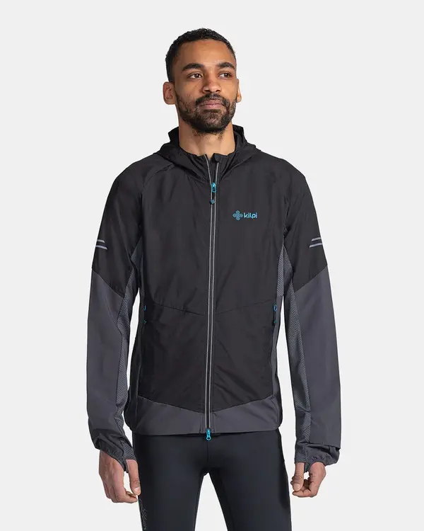 Kilpi Men's running jacket Kilpi RAYEN-M Black