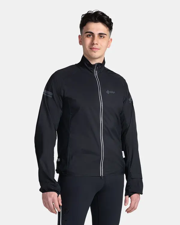 Kilpi Men's Running Jacket Kilpi TIRANO-M Black