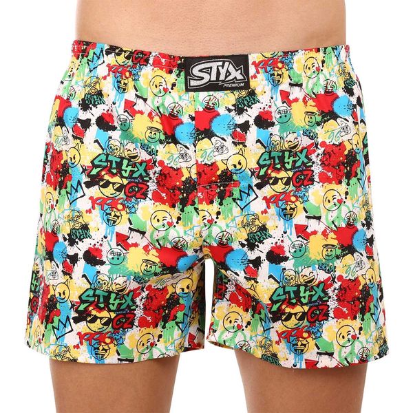 STYX Men's shorts Styx premium art classic rubber emoji