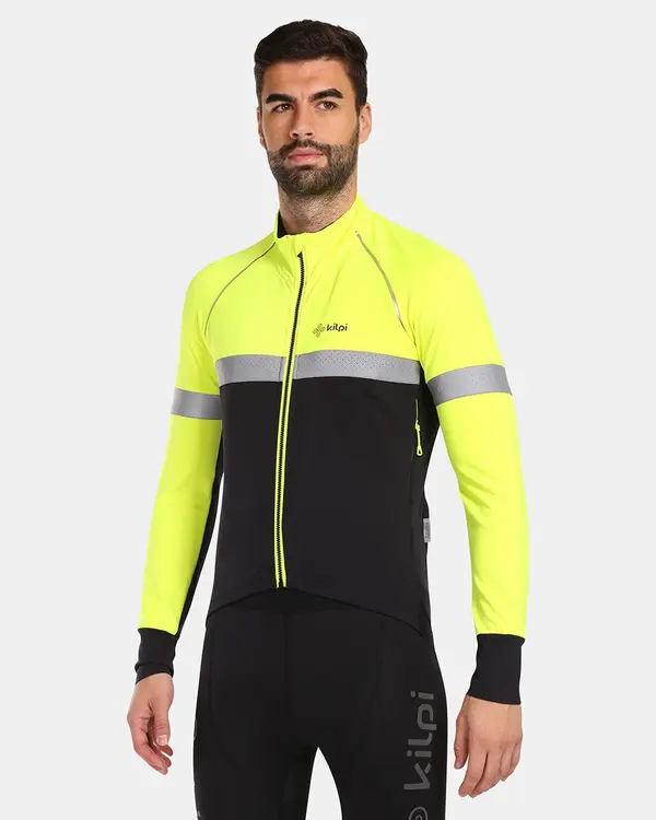 Kilpi Men's Softshell Cycling Jacket Kilpi NERETO-M Yellow