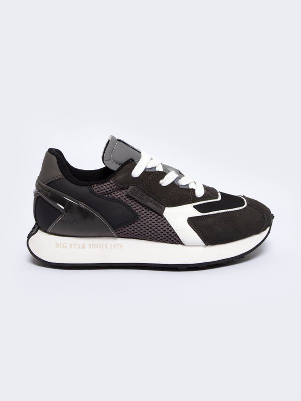 Big Star Men's Sports Sneakers Memory Foam System Big Star Black
