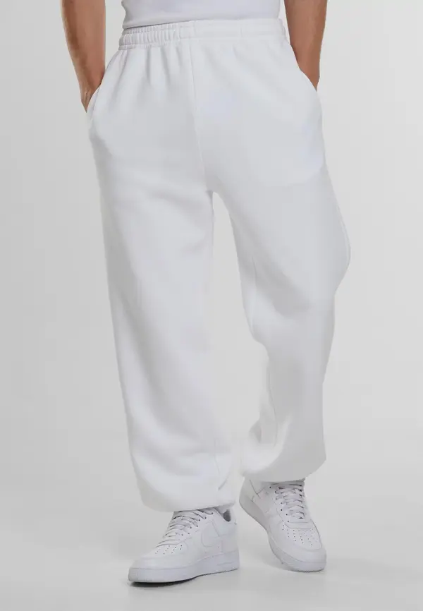 Urban Classics Men's sweatpants Fluffy white