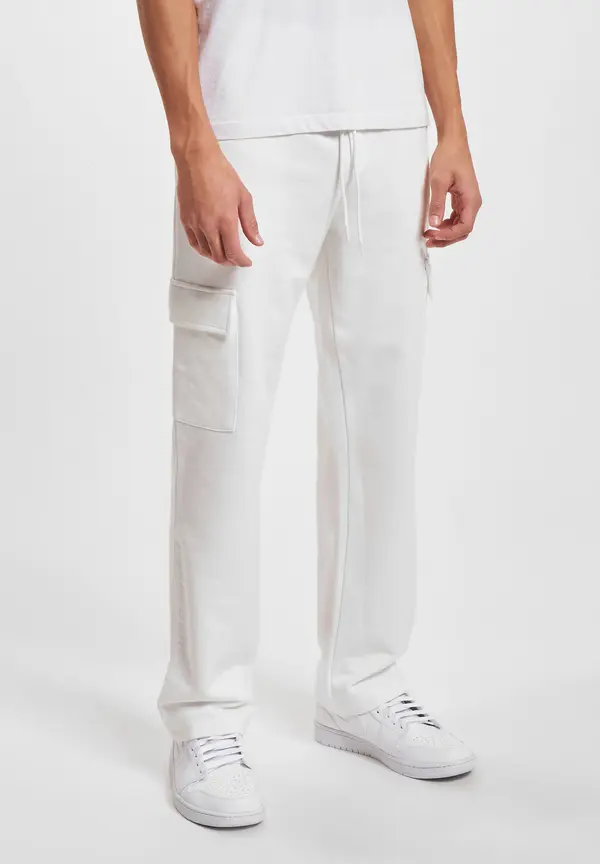 DEF Men's sweatpants ICE white