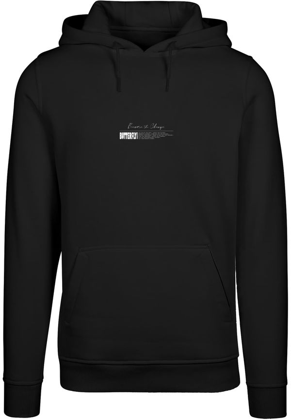 Mister Tee Men's sweatshirt Become the Change Butterfly 2.0 Hoody black
