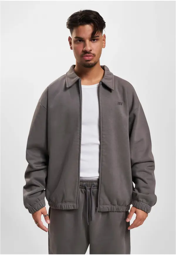 DEF Men's sweatshirt Colllar anthracite