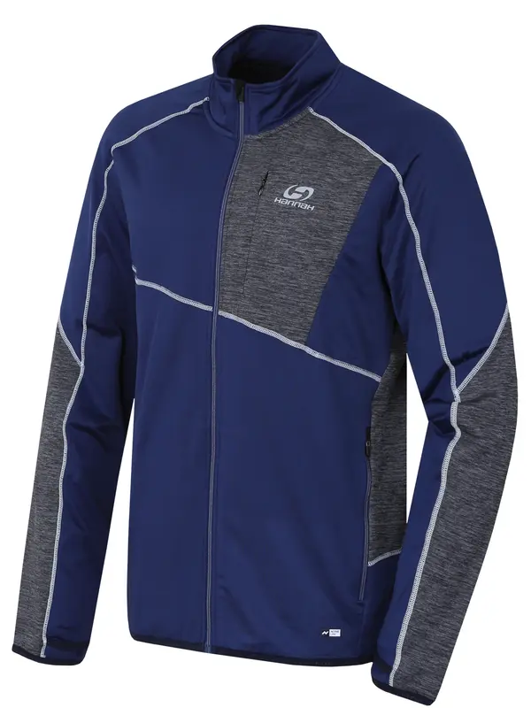 HANNAH Men's sweatshirt Hannah MADDOX twilight blue/light gray mel