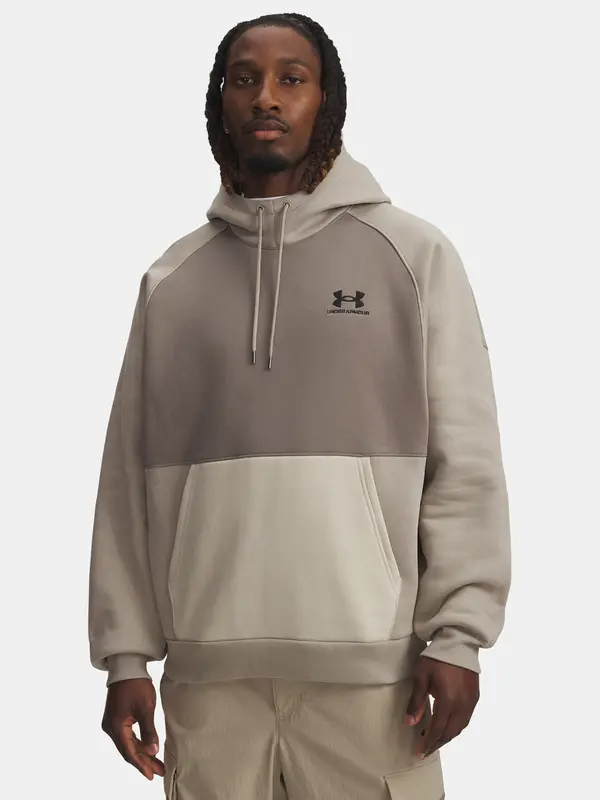Under Armour Men's sweatshirt Under Armour UA Icon HW Colorblocked Hdy-BRN - Men's