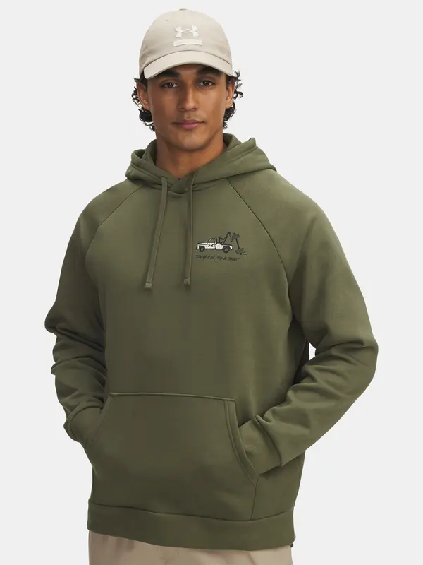 Under Armour Men's sweatshirt Under Armour UA Rival Fleece HBR Logo HD-GRN - Men's