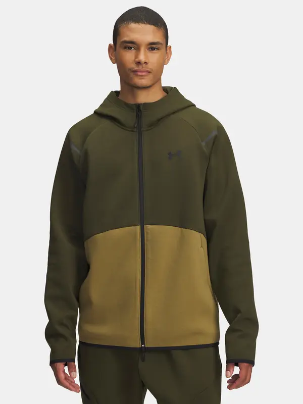 Under Armour Men's sweatshirt Under Armour UA Unstoppable Flc FZ HD EU-GRN - Men's