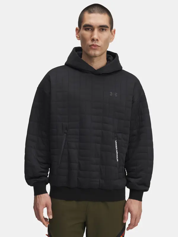 Under Armour Men's sweatshirt Under Armour UA Unstoppable Flc Txtr Hdy-BLK - Men's
