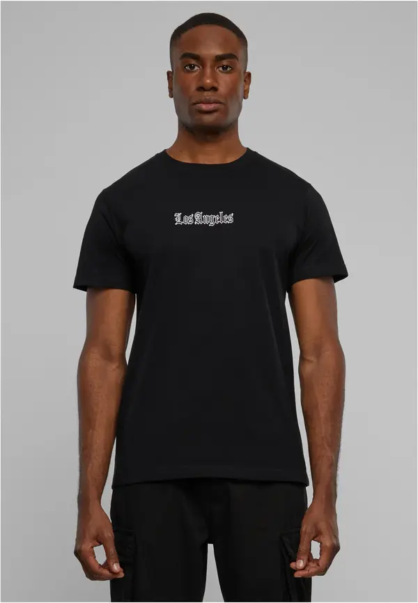 Mister Tee Men's T-shirt Los Angeles EMB black