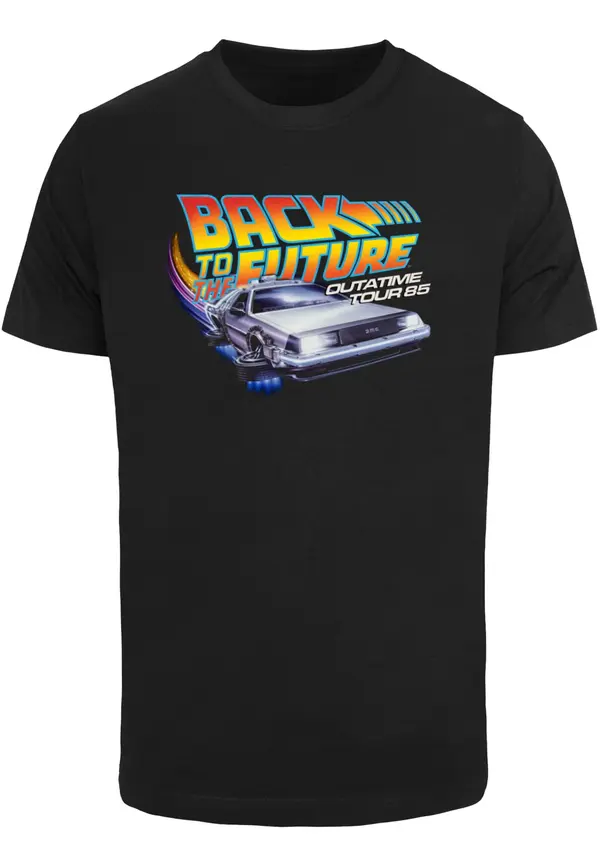 Merchcode Men's T-shirt Outatime 85 Tee black