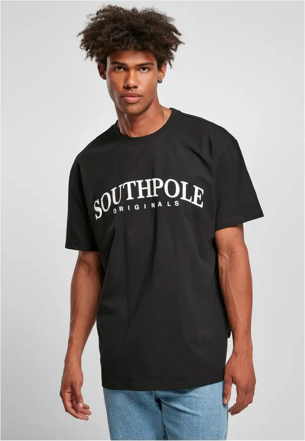 Southpole Men's T-shirt Southpole Puffer Print black