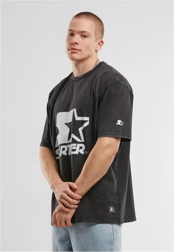 Starter Black Label Men's T-shirt Starter Logo Oversize Acid black
