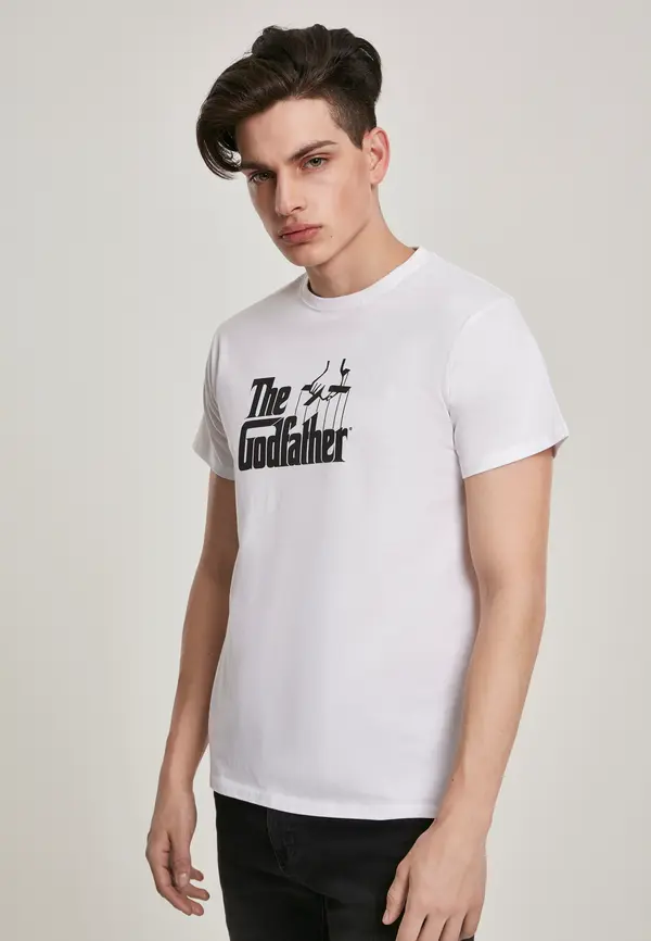 Merchcode Men's T-Shirt The Godfather - White