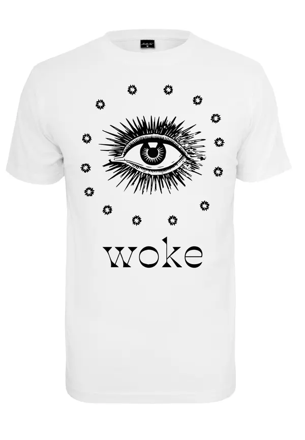 Mister Tee Men's T-shirt Woke white