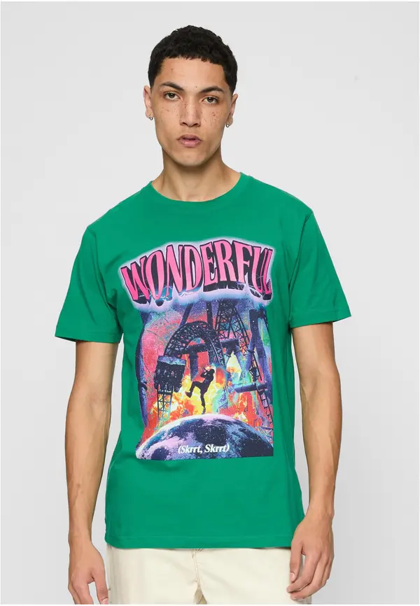Mister Tee Men's T-shirt Wonderful - green